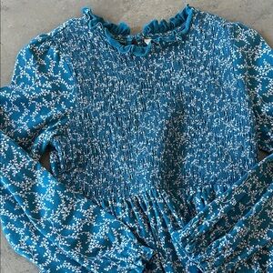 Matilda Jane Teal Floral Kids Dress